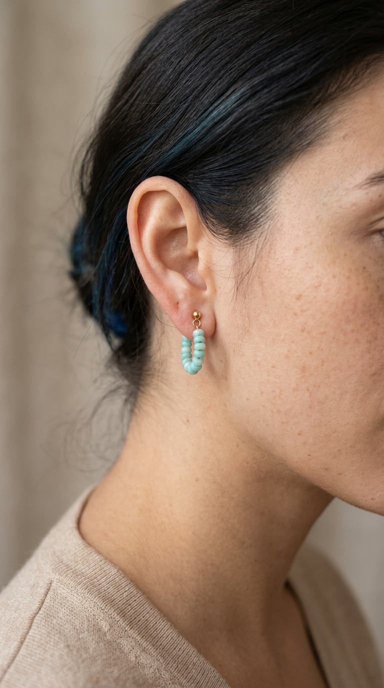 Pendientes Aventurina Verde