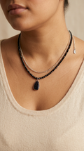 Collar doble Arenisca Azul
