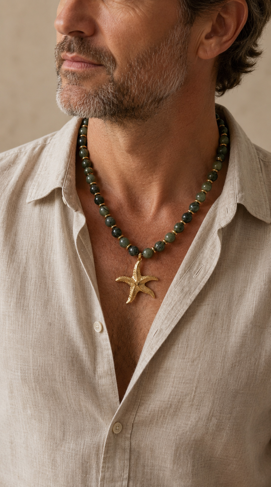 Collar Cuarzo Actinolita