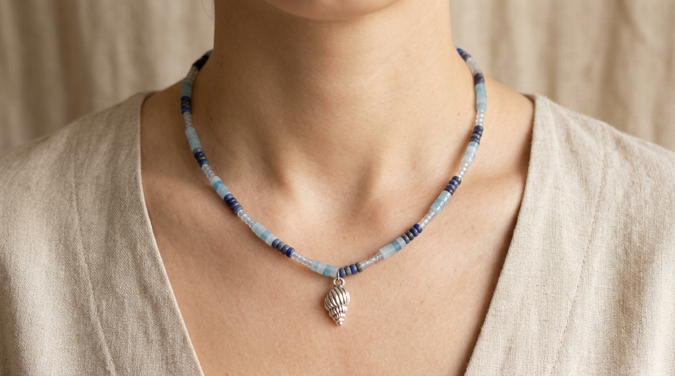 Collar Mar Azul