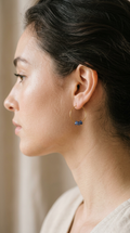 Pendientes Sodalita Azul